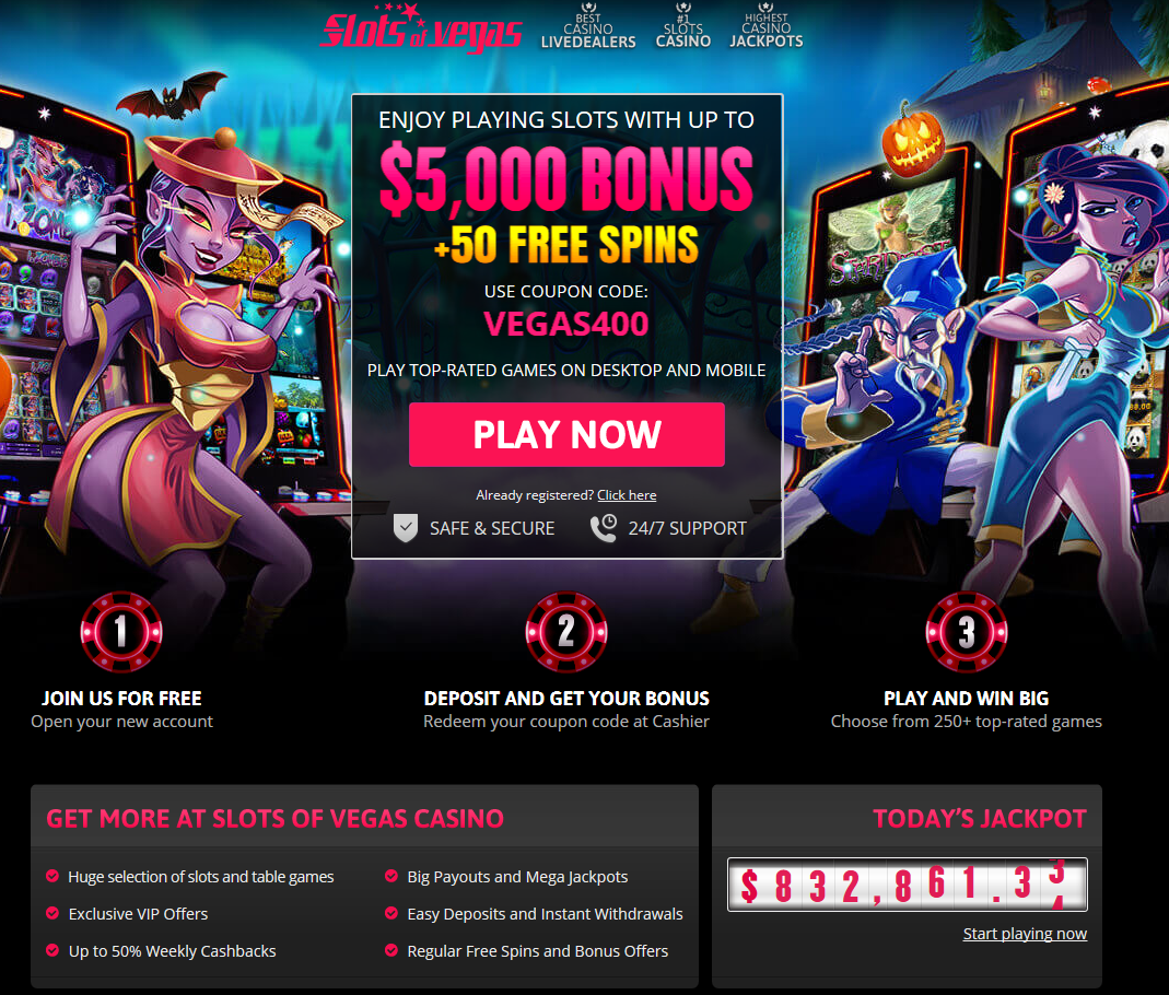 Slots Of Vegas Casino $5000 Epic Bonus