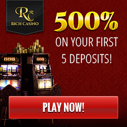 Fresh creative! New English banners for the New Rich Casino