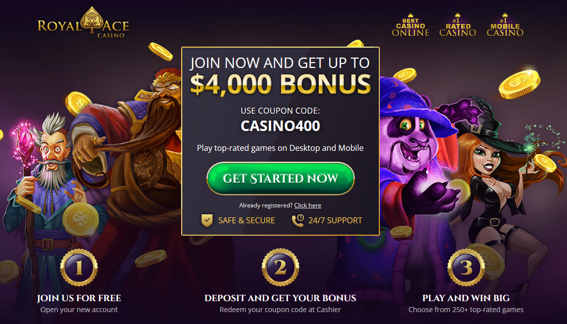 Royal Ace Casino 4000$ Epic Bonus